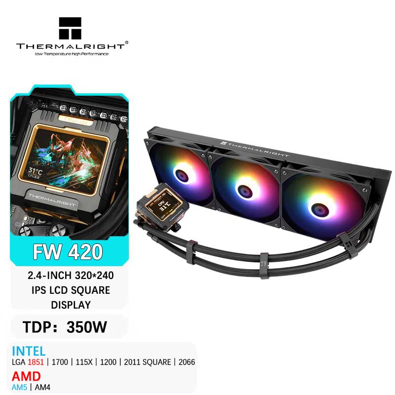 Thermalright FW 420 All-in-one - đánh giá và giá Aio Liquid Cooler