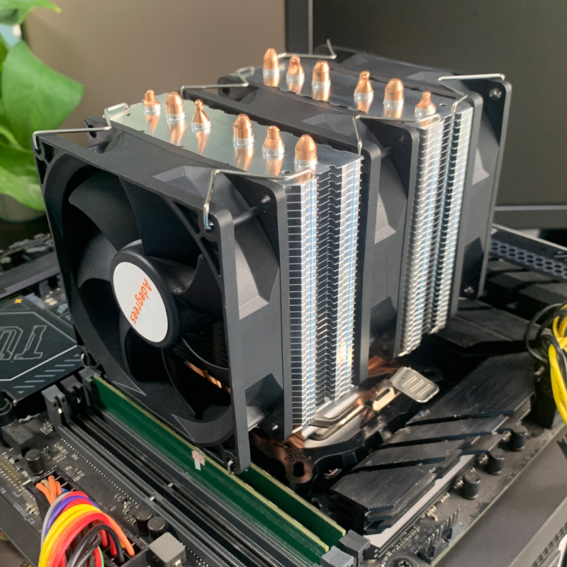 6 Heat Pipe CPU Air Cooler 4Pi - đánh giá và giá Air Cooler Cpu